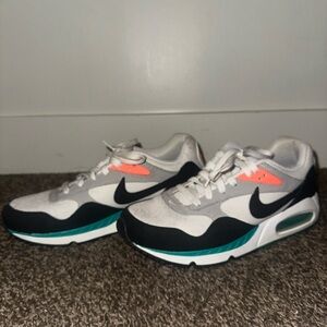 Nike Women's Sneakers - Black, White, and Teal